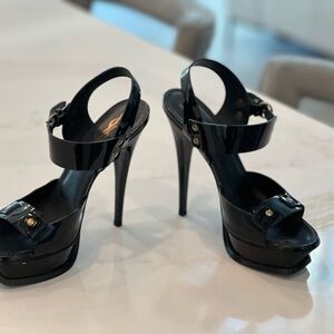 Yves Saint Laurent Black Heels for Timeless Elegance